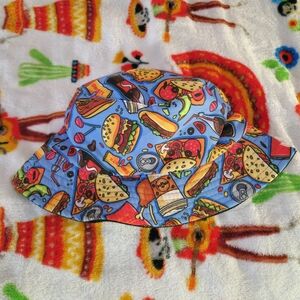 Colorful Food Print Bucket Hat